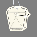 Paper Air Freshener Tag - Chinese Food Take Out Box